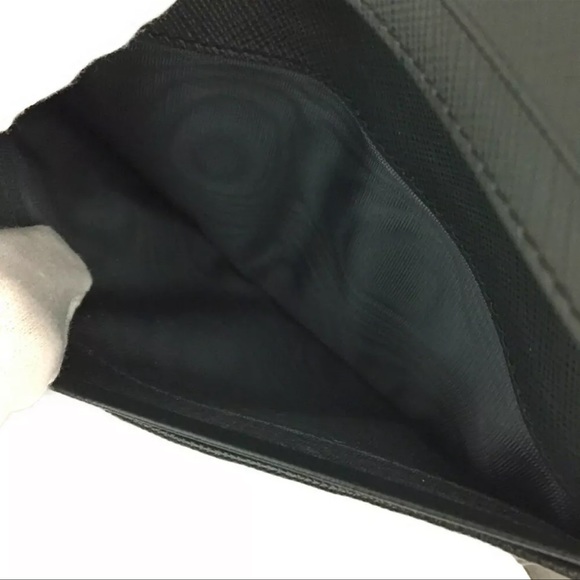 SOLD 6/29/22 PRADA Check Book/Long Wallet Saffiano Leather Bifold Wallet - Picture 7 of 8